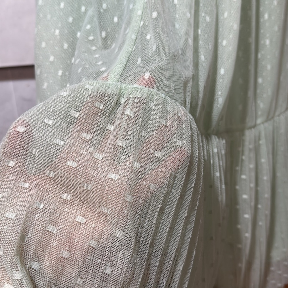 - 😊Anthropologie Hutch Tulle Bow-Tie Midi Dress size 10 - Picture 9 of 12